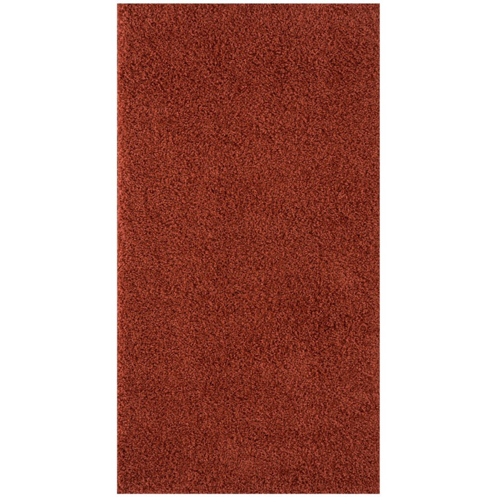 Shaggy Rug Plain Orange ultra soft 30 mm pile, non-shedding