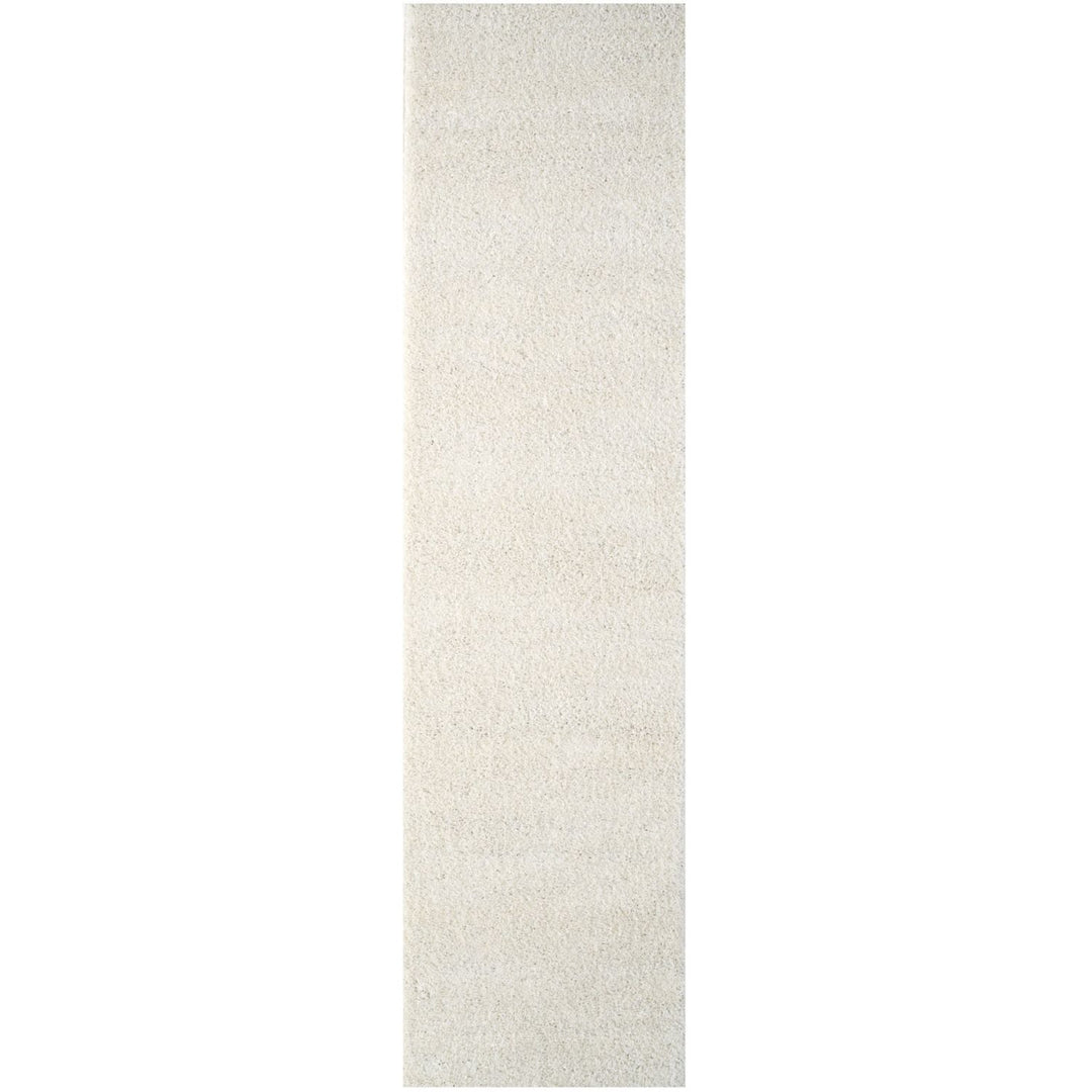 Shaggy Rug Plain White high quality, non-shedding