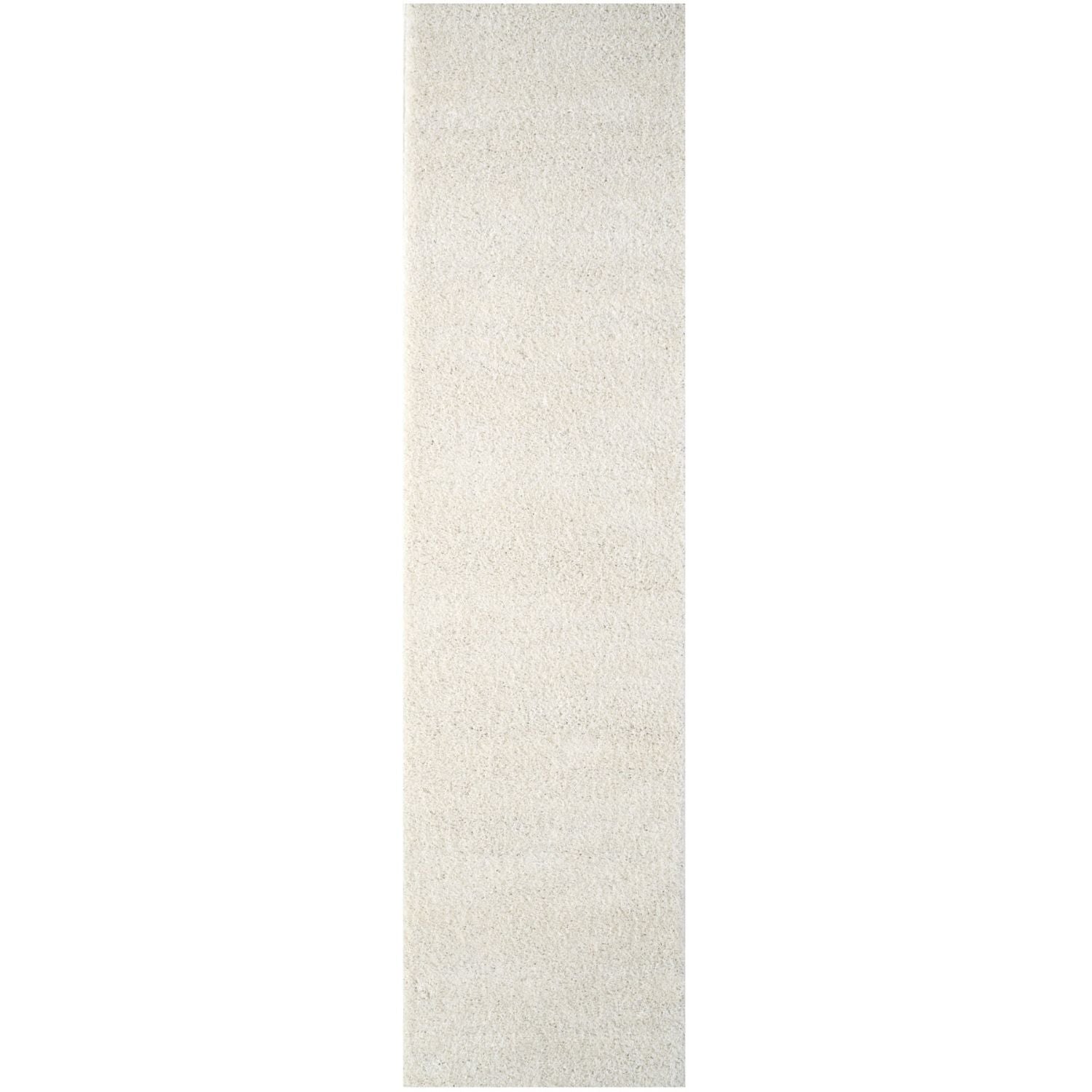 Shaggy Rug Plain White high quality, non-shedding