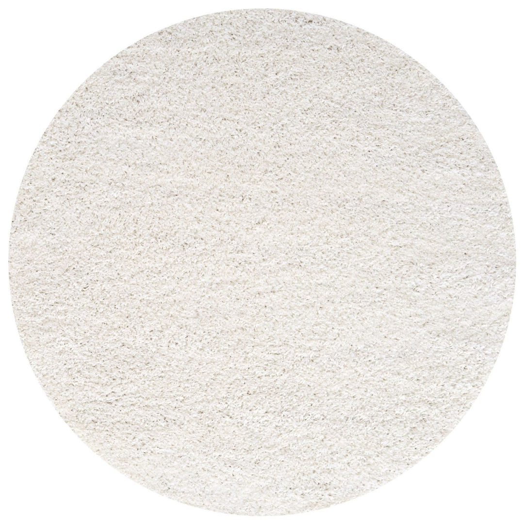 Shaggy Rug Plain White high quality, non-shedding