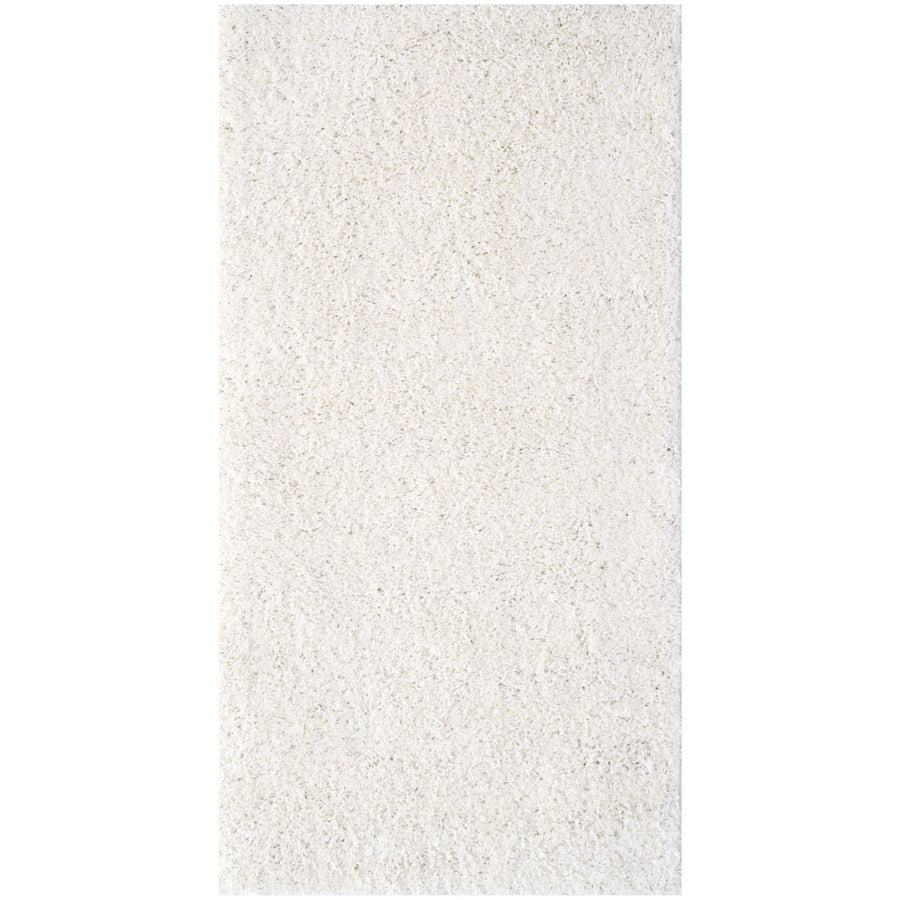The Rugs Area Rug - Modern Luxury Shaggy Rug Solid White