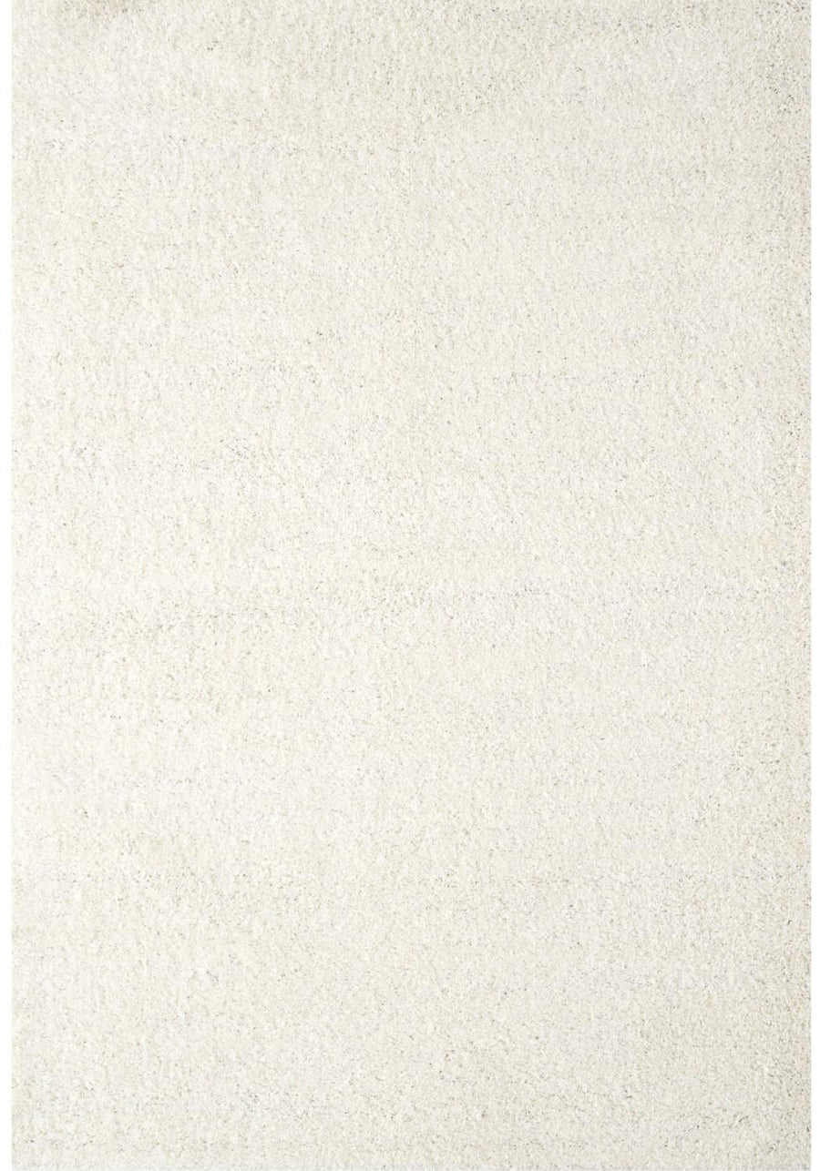 White colour luxury and high-quality shaggy rug