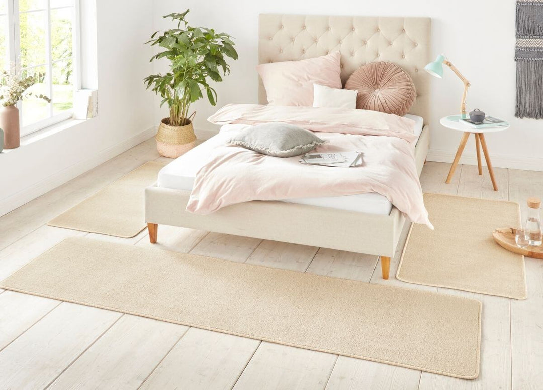 Sider Rug The Rugs Triada 3-Piece Bedside Rug Cream Set - Quality