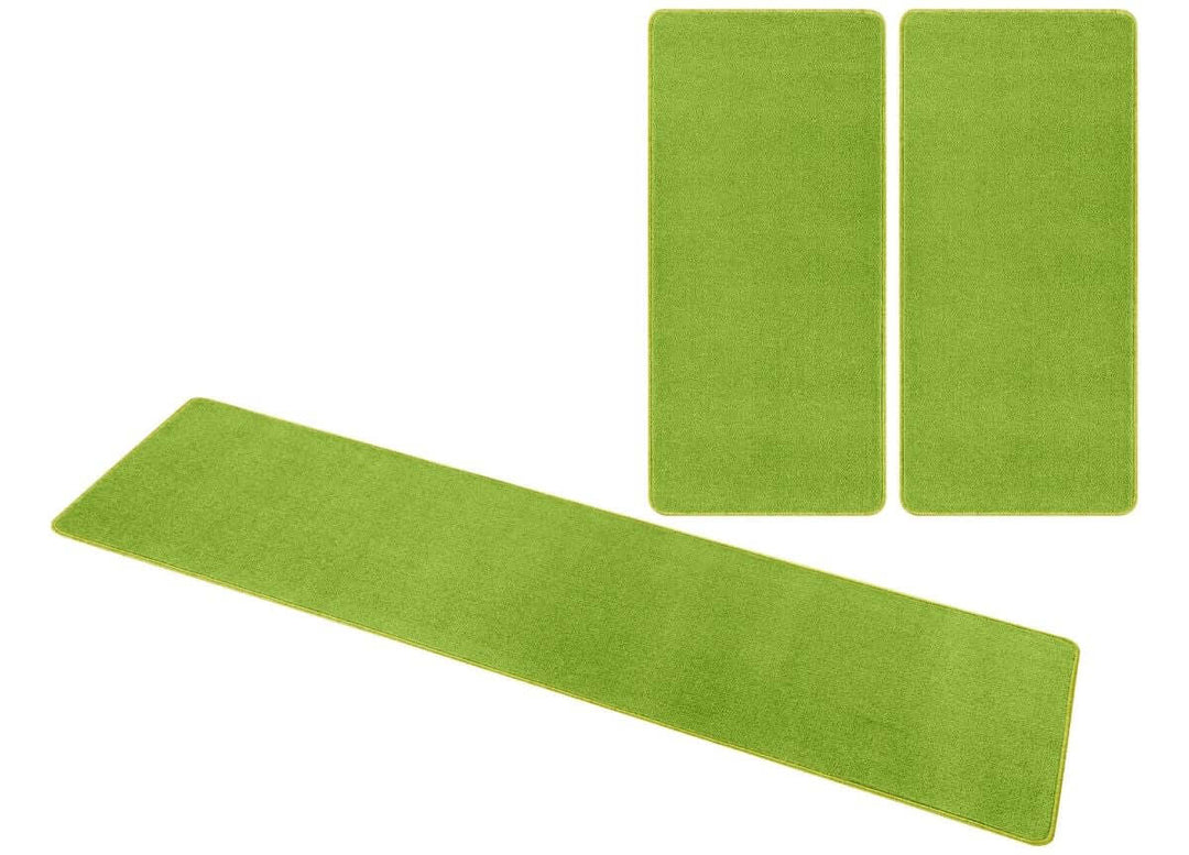 Sider Rug The Rugs Triada 3-Piece Bedside Green Set - Quality Comfort