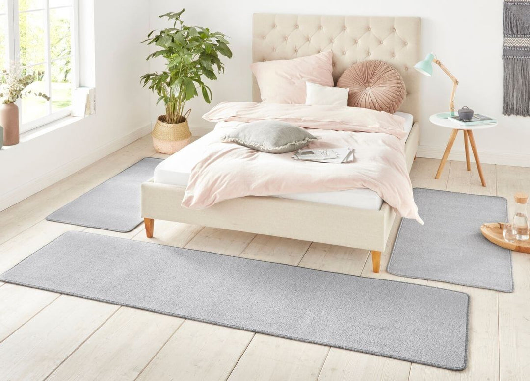 Befodran Rug The Rugs Triada 3-Piece Bedside Rug Grey Set - Soft Quality