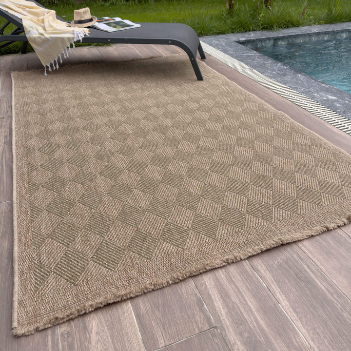 Nature Collection Outdoor Rug in Green | 5300G