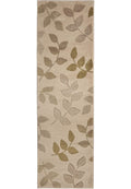 Newport Leaf Green Rug – Hand-Carved