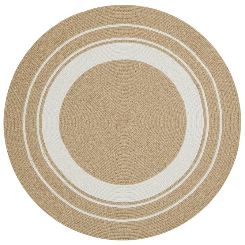 The Rugs Indoor Outdoor Trenzado Rug – Bordered Plain Design