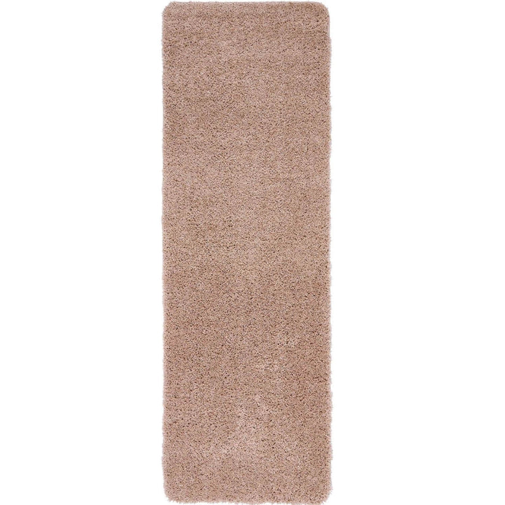 Washable Nude Pink Shaggy Rug | Stain-Resistant | The Rugs