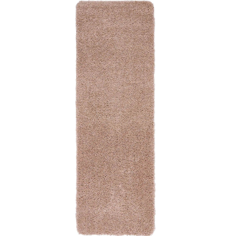 Washable Nude Pink Shaggy Rug | Stain-Resistant | The Rugs