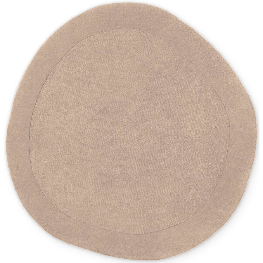 Villeroy & Boch 1812 Wool Rug Organic Round Kari Natural Beige