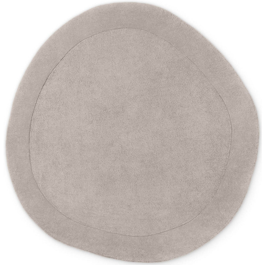 Villeroy & Boch 1812 Wool Rug Organic Round Kari Natural Grey