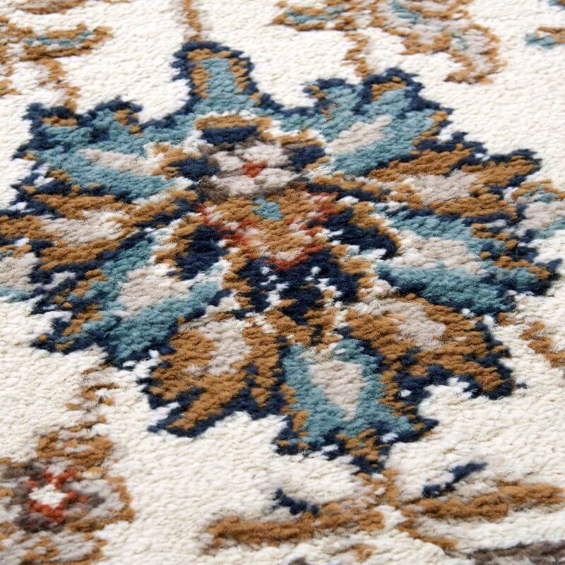 Oriental Short Pile Rug Reni Luxor Vintage Design