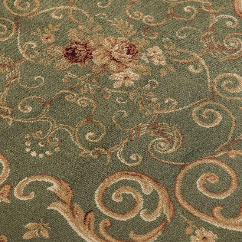The Rugs Green Oriental Floral Rug - Elegant & Durable