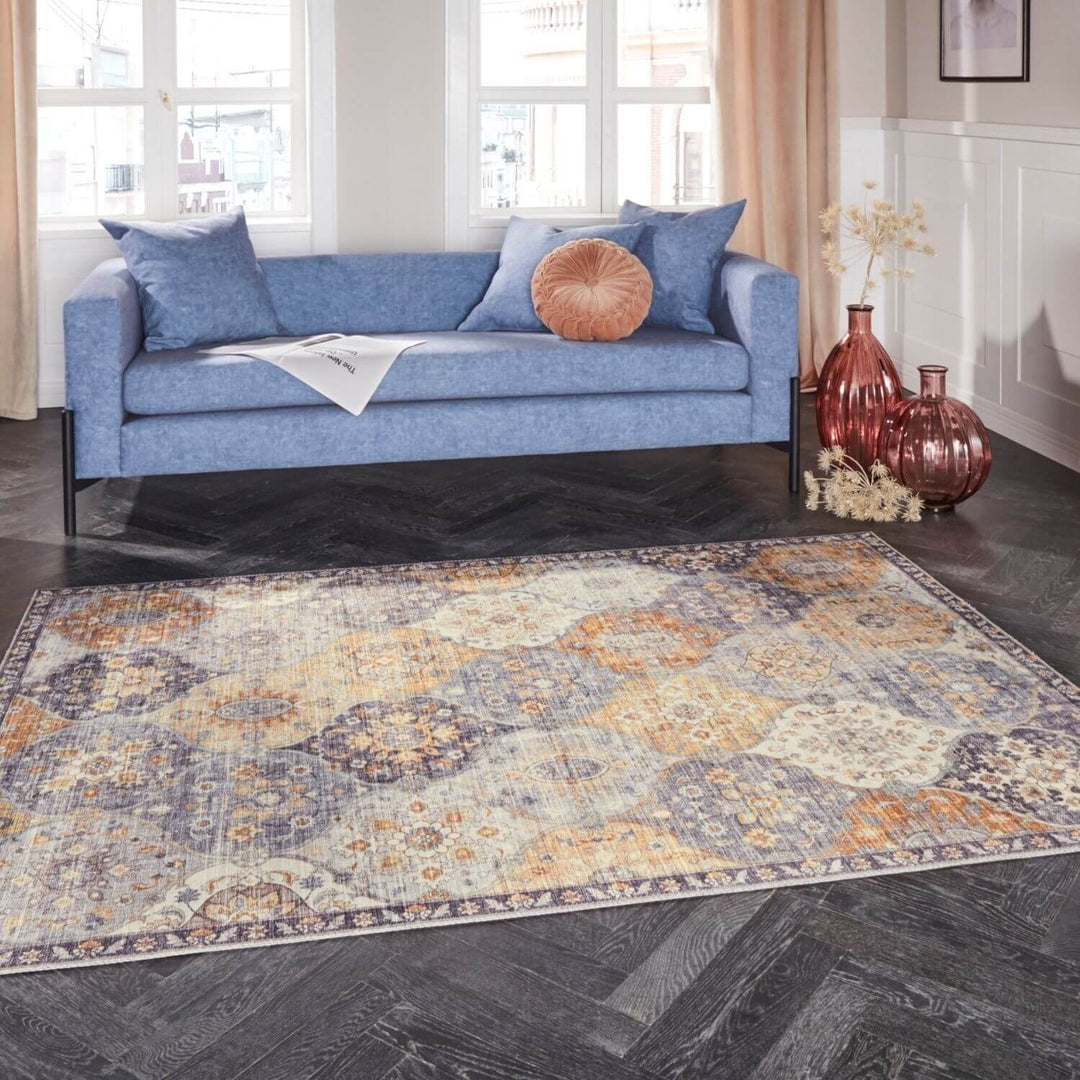 Kashmir Ghom in Oriental-Optic Yellow