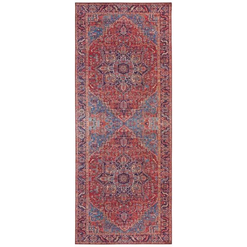The Rugs Oriental Amata Rug - Vintage Red Medallion Design