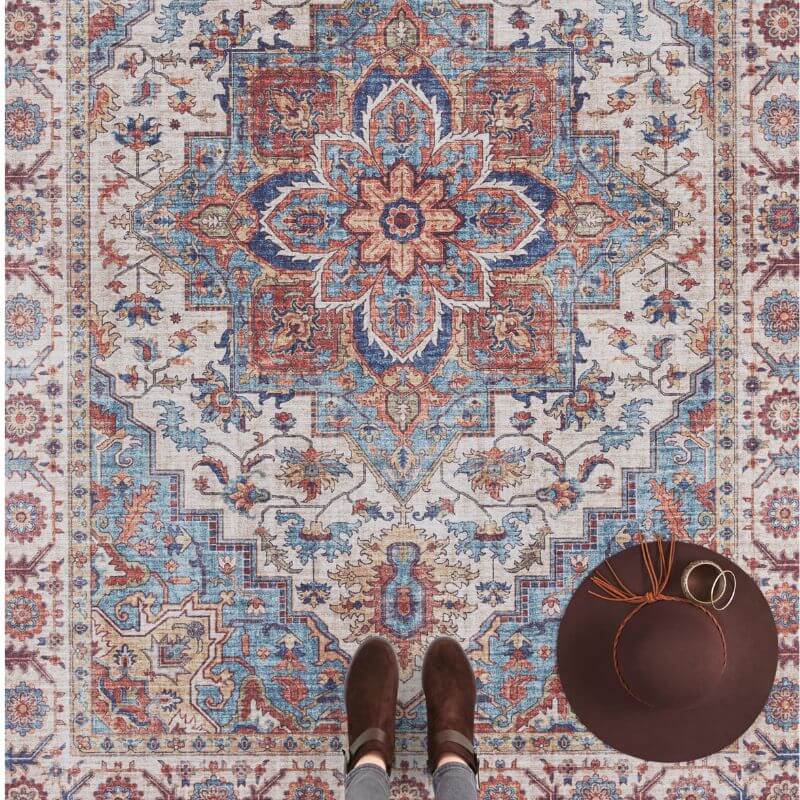 The Rugs Oriental Anthea Rug - Vintage Medallion Design
