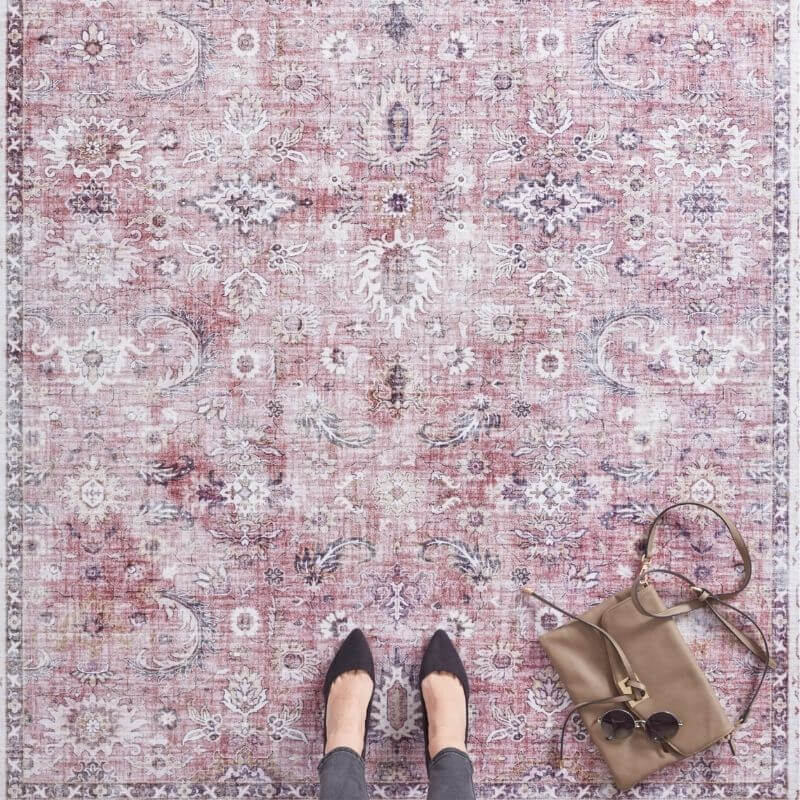 The Rugs Oriental Low Pile Rug -Vintage Design for Your Home