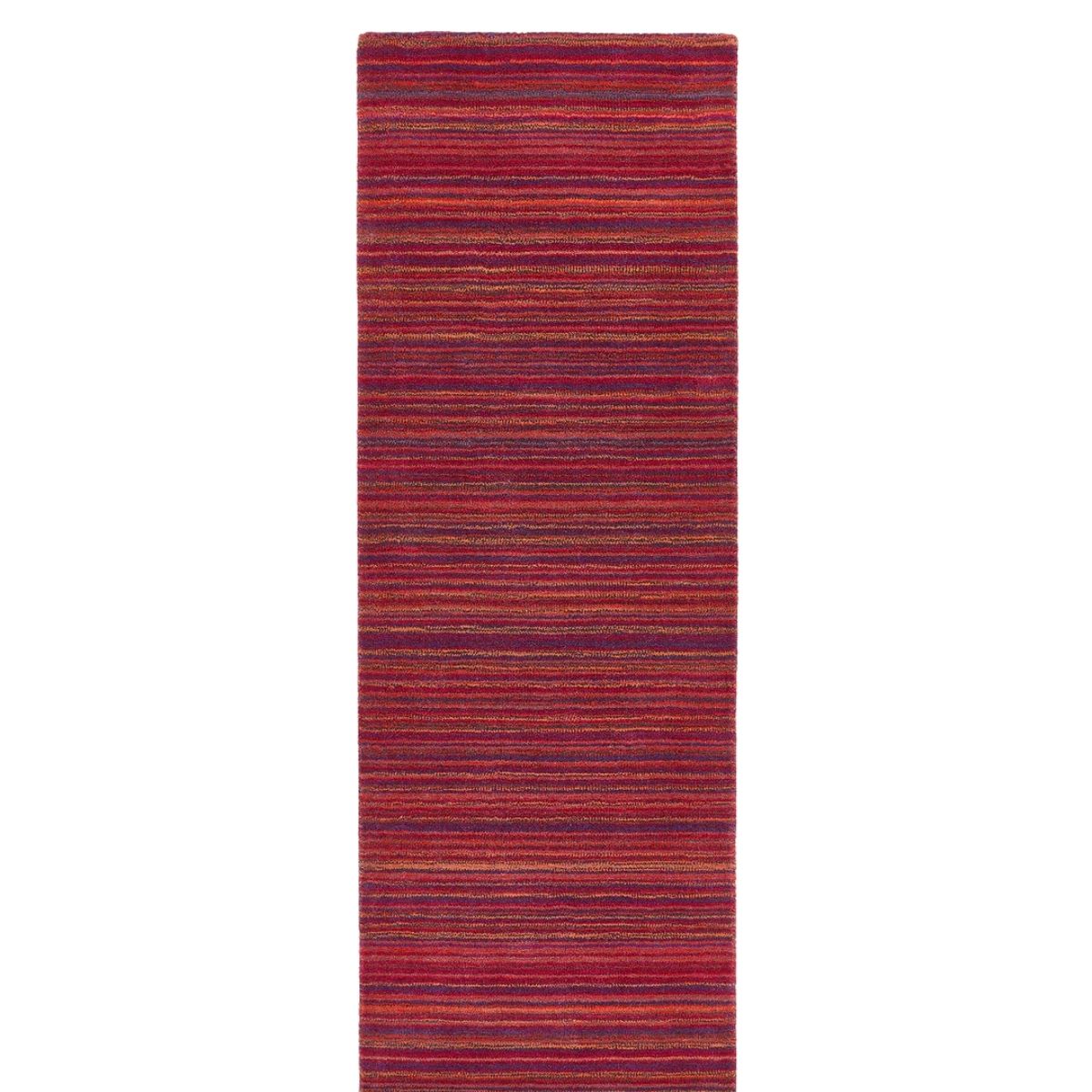 The Rugs Fine Striped Design Wool Rug - Quality Hand-Loomed