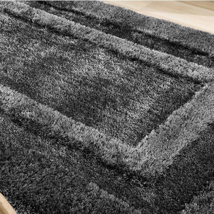 Frame Shaggy Bordered Rug