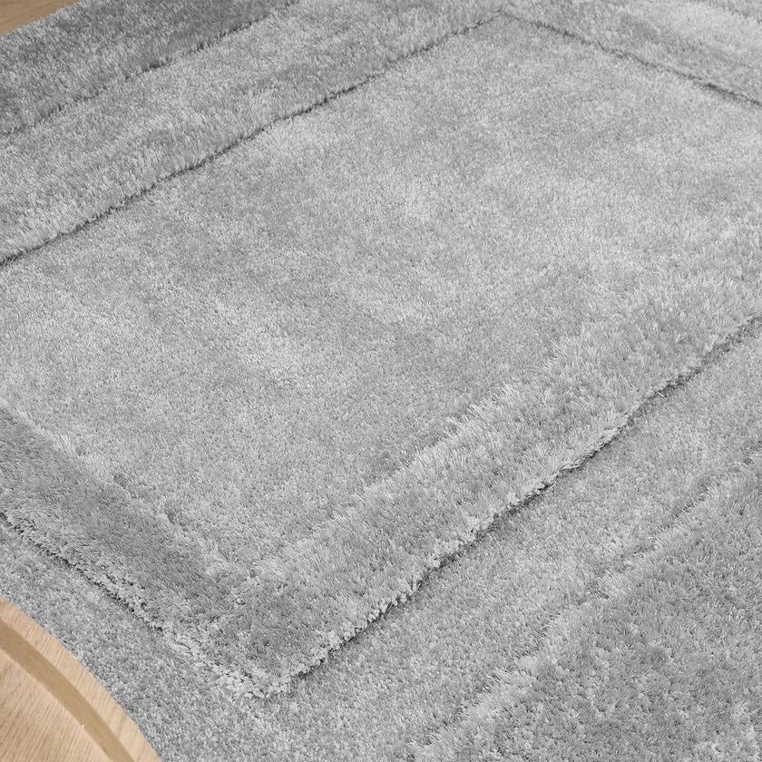 Maturo Rug The Rugs Frame Shaggy Grey Bordered Rug - Quality Comfort