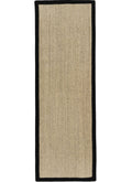 Sisal & Wool Black Rug – Flat-Weave