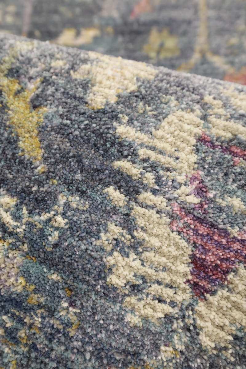 The Rugs Traditional Floral Blue Vintage Rug - Quality