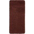 Washable Ox Red Shaggy Rug