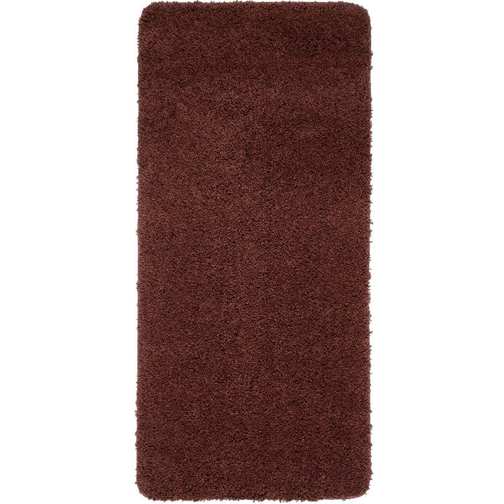 Washable Ox Red Shaggy Rug | Durable & Stain-Resistant