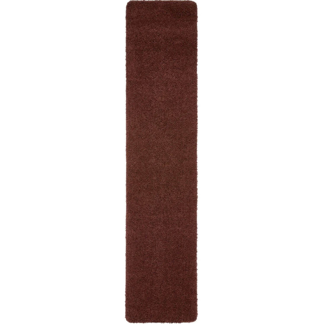 Washable Ox Red Shaggy Rug | Durable & Stain-Resistant