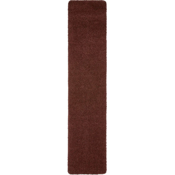 Washable Ox Red Shaggy Rug | Durable & Stain-Resistant