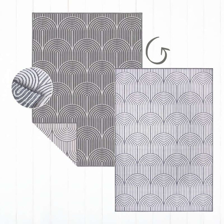 Flatweave Indoor-Outdoor Reversible Rug Pangli