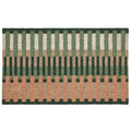 Outdoor Printed Pastel Broken Stripe Coir Mat