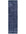 Navy blue runner rug with abstract pattern on a white background