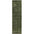 Green patterned rug on a white background