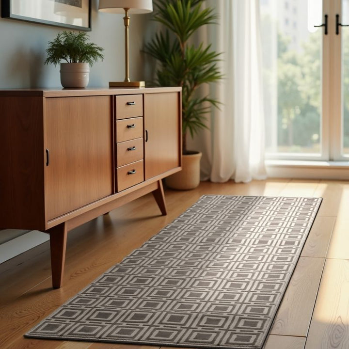 Perles Shortpile Howlite Rug – Modern Geometric