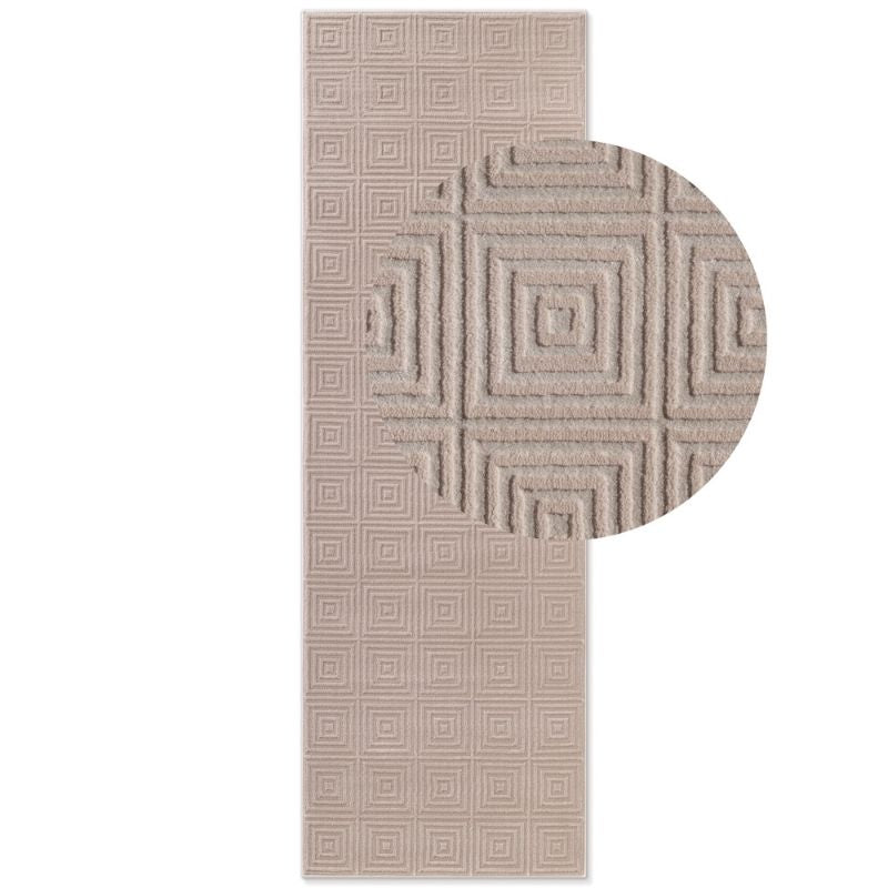 Perles Shortpile Tourmaline Cream Rug