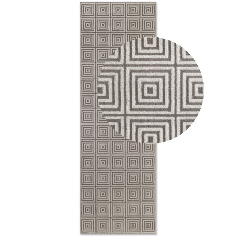 Perles Shortpile Tourmaline Grey Rug