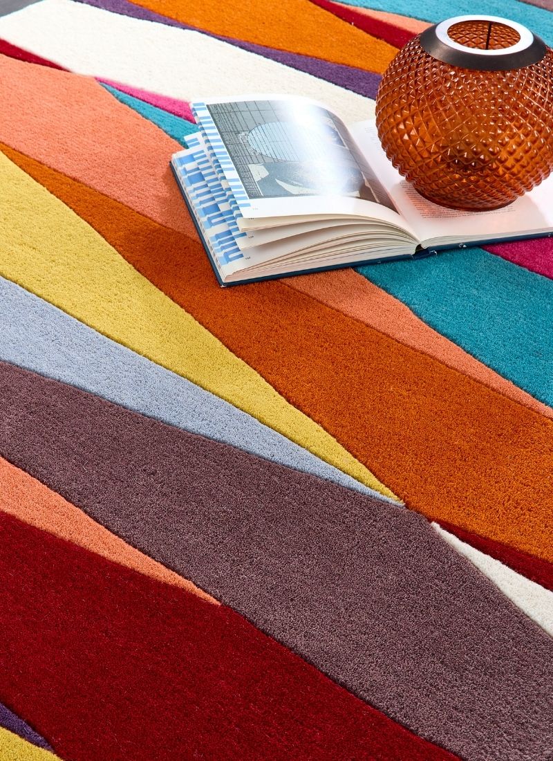 The Rugs Shard Wool Rug - Quality Geometric Design & Comfort
