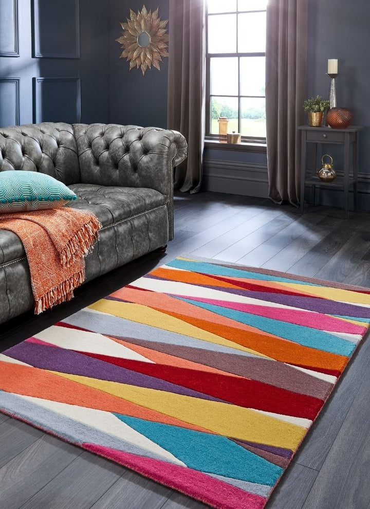 Shard Wool Rug – Geometric Design