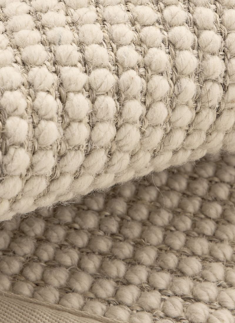Sisal & Wool Bouclé Rug – Flat-Weave