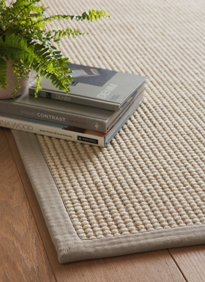 Sisal & Wool Bouclé Rug – Flat-Weave