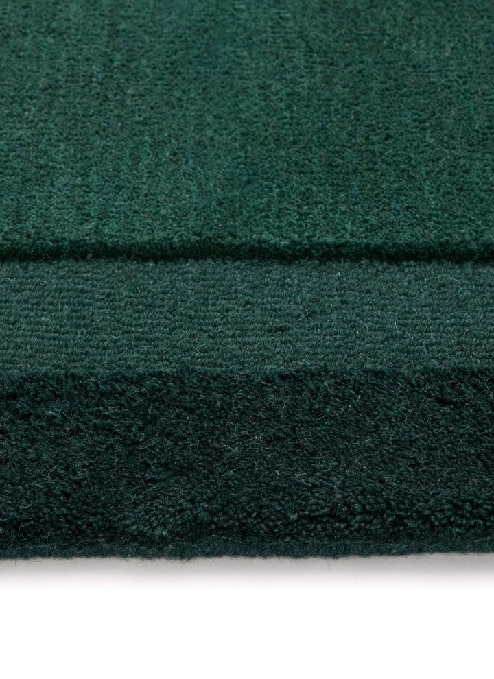 Stacked Border Wool Rug