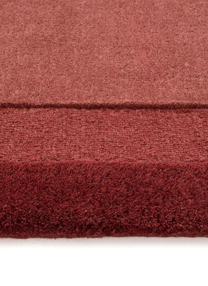 Stacked Border Wool Rug