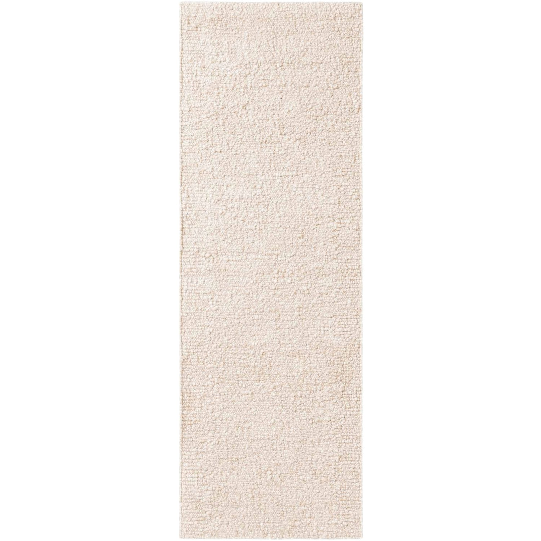 Beige rug on a white background