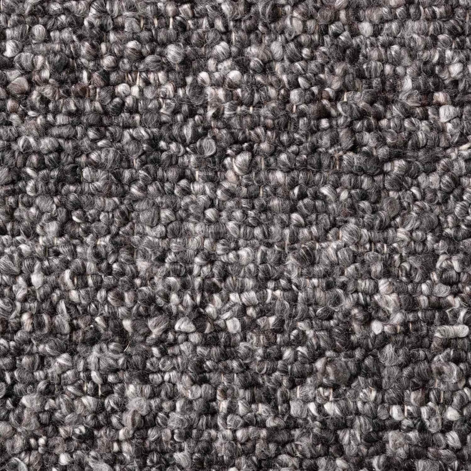 Close-up of a textured gray fabric surface