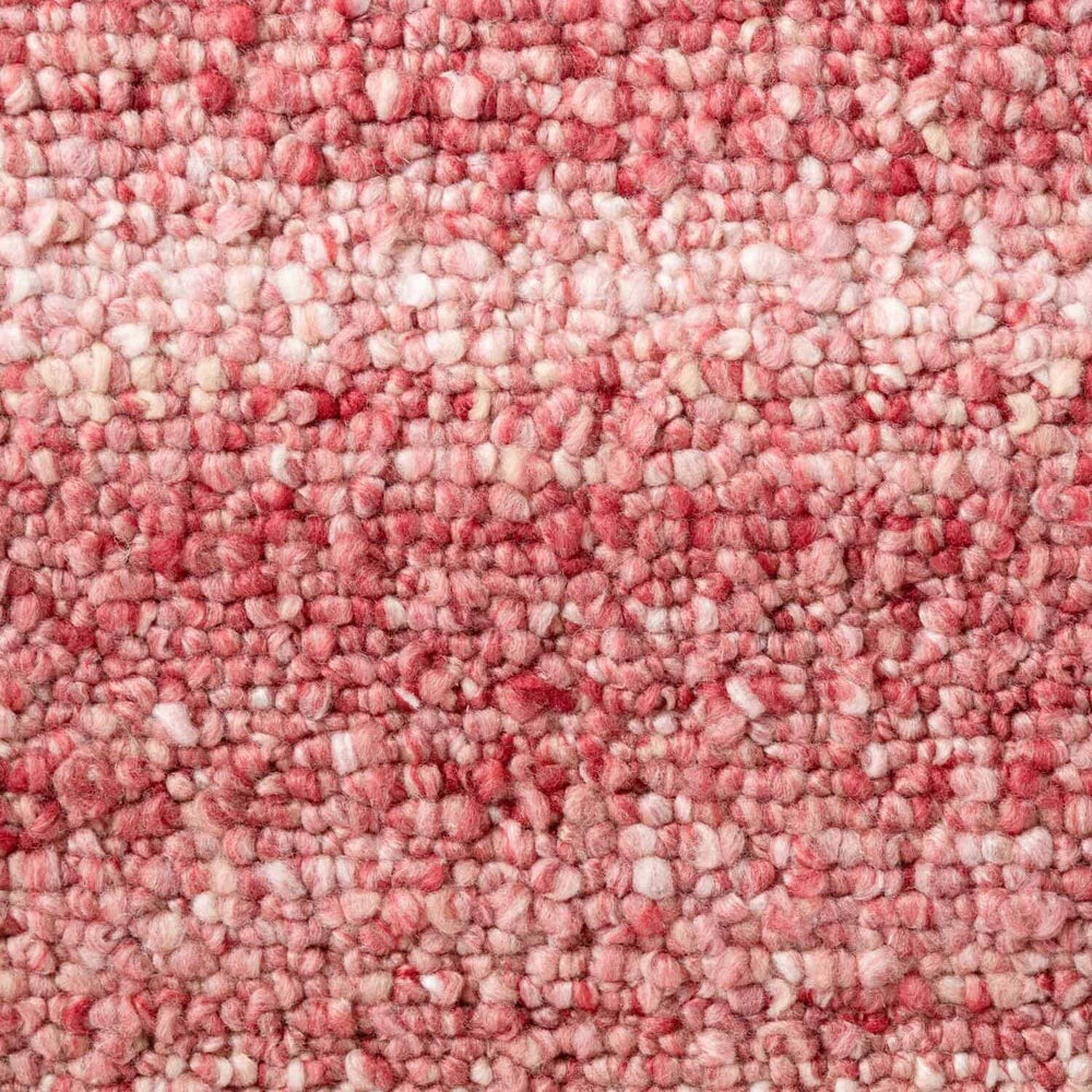 Close-up of pink textured carpet