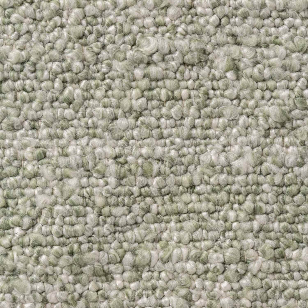 Close-up of textured green fabric