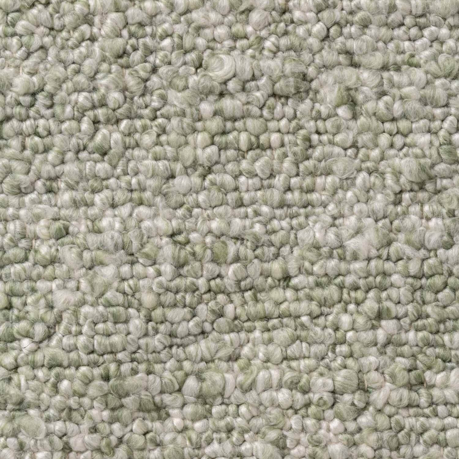 Close-up of textured green fabric