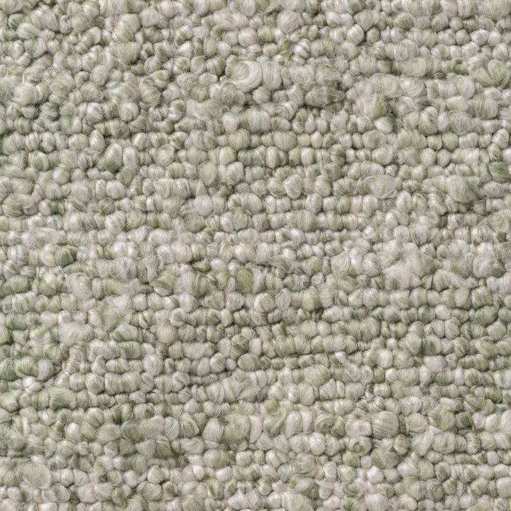 Close-up of textured green fabric